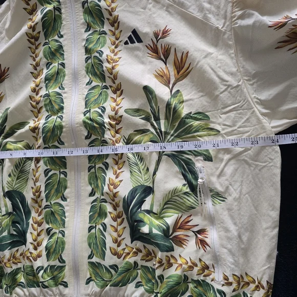 Adidas Tropical Breeze Jacket Farm Rio Cream Colour Size M - Picture 13 of 16